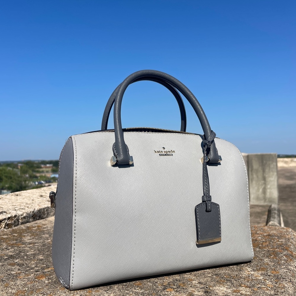 Kate Spade Light Gray Satchel